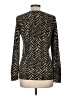 J. McLaughlin Chevron-herringbone Gold Black Pullover Sweater Size M - photo 2