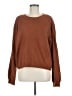 DKNY Solid Brown Pullover Sweater Size M - photo 1