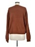 DKNY Solid Brown Pullover Sweater Size M - photo 2