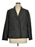 Le Suit 100% Polyester Gray Blazer Size 14 - photo 1