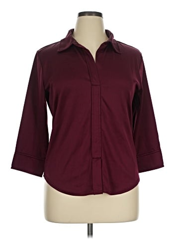 Kathy Ireland 3/4 Sleeve Blouse (view 1)