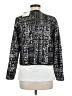 Bob Mackie 100% Polyester Print Silver Jacket Size 6 - photo 2