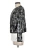 Bob Mackie 100% Polyester Print Silver Jacket Size 6 - photo 5