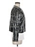 Bob Mackie 100% Polyester Print Silver Jacket Size 6 - photo 4