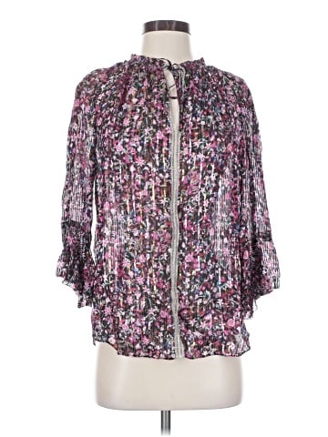 Elie Tahari 3/4 Sleeve Silk Top (view 1)