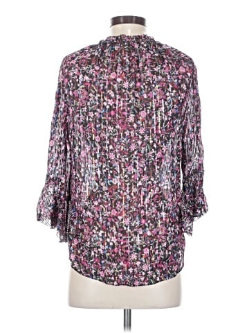 Elie Tahari 3/4 Sleeve Silk Top (view 2)