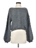 Bebe Solid Gray Pullover Sweater Size S - photo 1