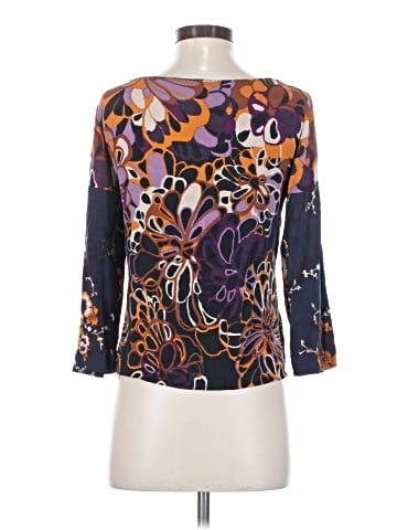 Elie Tahari 3/4 Sleeve Silk Top (view 2)