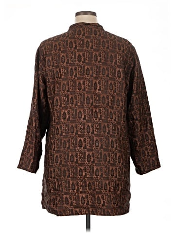 Chico's Design 3/4 Sleeve Button-Down Shirt (view 2)