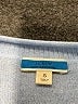 Buttons Blue Pullover Sweater Size S - photo 7