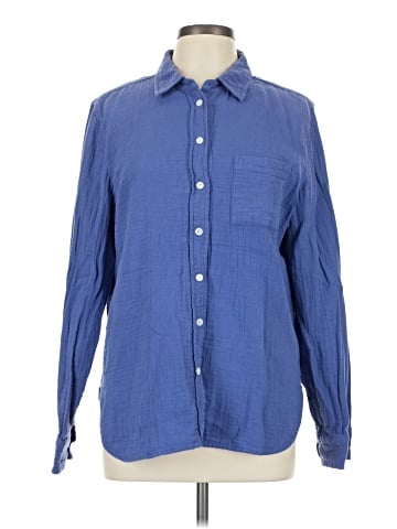J.Crew Factory Store Long Sleeve Button-Down Shirt (view 1)