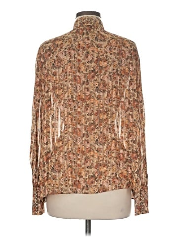 The Kooples Long Sleeve Silk Top (view 2)
