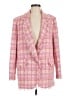 Twinset 100% Polyester Tweed Pink Blazer Size M - photo 1