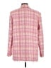 Twinset 100% Polyester Tweed Pink Blazer Size M - photo 2