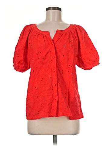 Calypso St. Barth Short Sleeve Blouse (view 1)