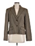 Rena Rowan Chevron-herringbone Gray Blazer Size 8 - photo 1
