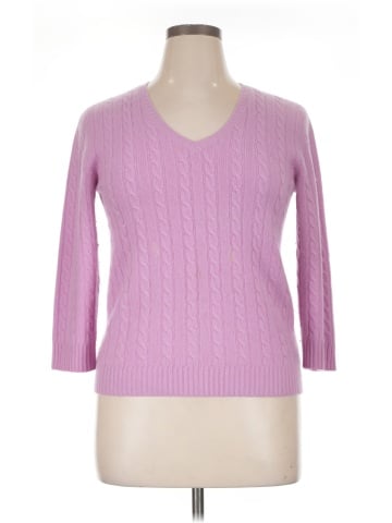 Lauren by Ralph Lauren Cashmere Pullover Sweater (view 1)