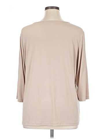 Susan Graver 3/4 Sleeve T-Shirt (view 2)