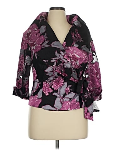 Alex Evenings 3/4 Sleeve Blouse (view 1)
