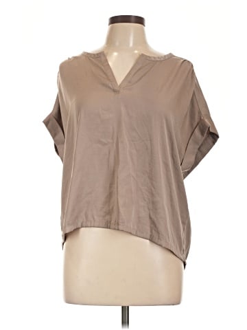 BCBGMAXAZRIA Short Sleeve Blouse (view 1)