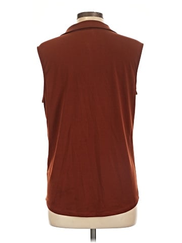 T Tahari Sleeveless Button-Down Shirt (view 2)