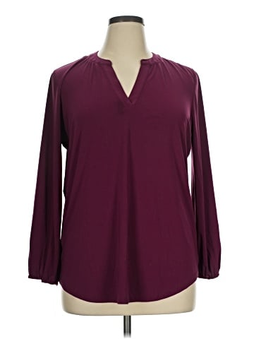 AK Anne Klein 3/4 Sleeve T-Shirt (view 1)