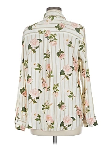 Rose + Olive Long Sleeve Blouse (view 2)
