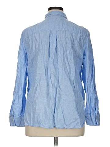 Ann Taylor LOFT Long Sleeve Button-Down Shirt (view 2)