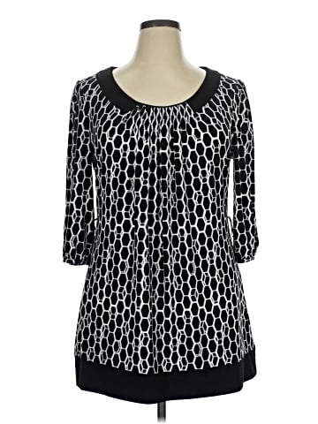 Style&Co 3/4 Sleeve Blouse (view 1)