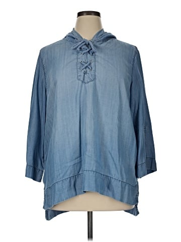 Zenergy by Chico's 3/4 Sleeve Blouse (view 1)