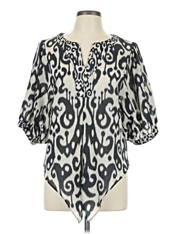 Rose + Olive 3/4 Sleeve Blouse (view 1)