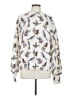 Boden Print White Pullover Sweater Size 10 - photo 1