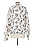 Boden Print White Pullover Sweater Size 10 - photo 2