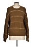 Lucy Paris Tweed Brown Pullover Sweater Size L - photo 1