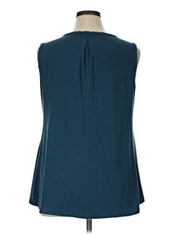 Roz & Ali Sleeveless Blouse (view 2)