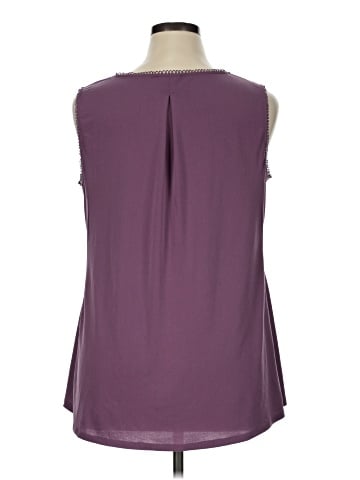 Roz & Ali Sleeveless Blouse (view 2)