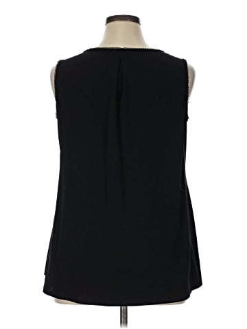 Roz & Ali Sleeveless Blouse (view 2)