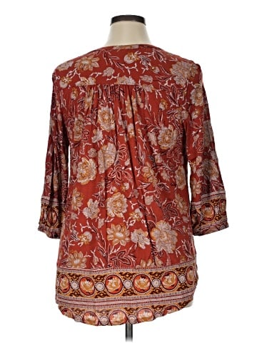 Lucky Brand 3/4 Sleeve Blouse (view 2)