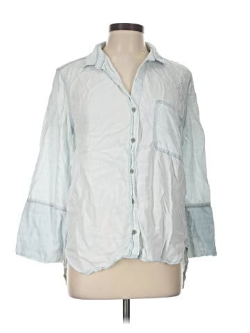 Nurture 3/4 Sleeve Button-Down Shirt (view 1)