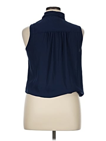 Boston Proper Sleeveless Button-Down Shirt (view 2)