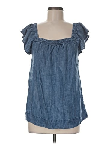 LC Lauren Conrad Short Sleeve Blouse (view 1)