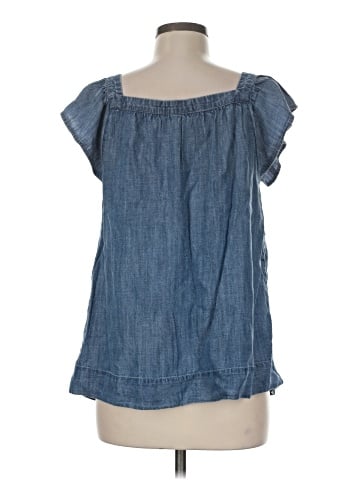 LC Lauren Conrad Short Sleeve Blouse (view 2)