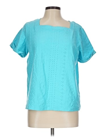 Liz Claiborne Short Sleeve Blouse (view 1)