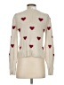 Splendid Hearts Ivory Pullover Sweater Size XS - photo 2