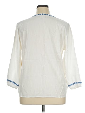 St. John's Bay 3/4 Sleeve Blouse (view 2)