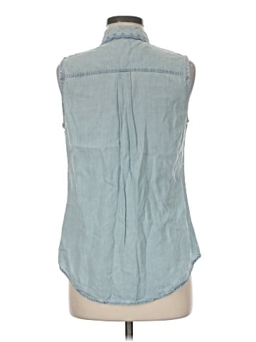 Velvet Heart Sleeveless Button-Down Shirt (view 2)