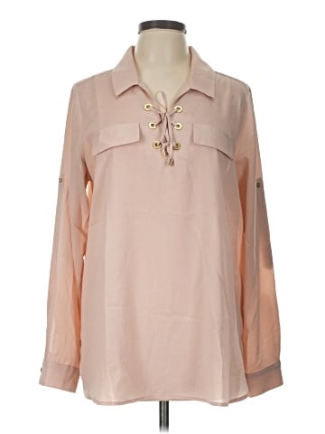 Calvin Klein Long Sleeve Blouse (view 1)