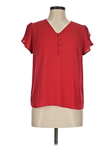 Ann Taylor LOFT Short Sleeve Blouse (view 1)
