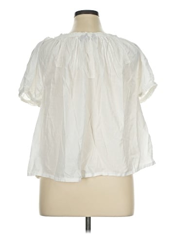 Lands' End Short Sleeve Blouse (view 2)