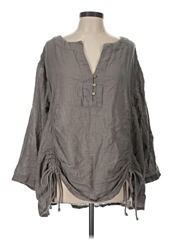 Free People 3/4 Sleeve Blouse (view 1)